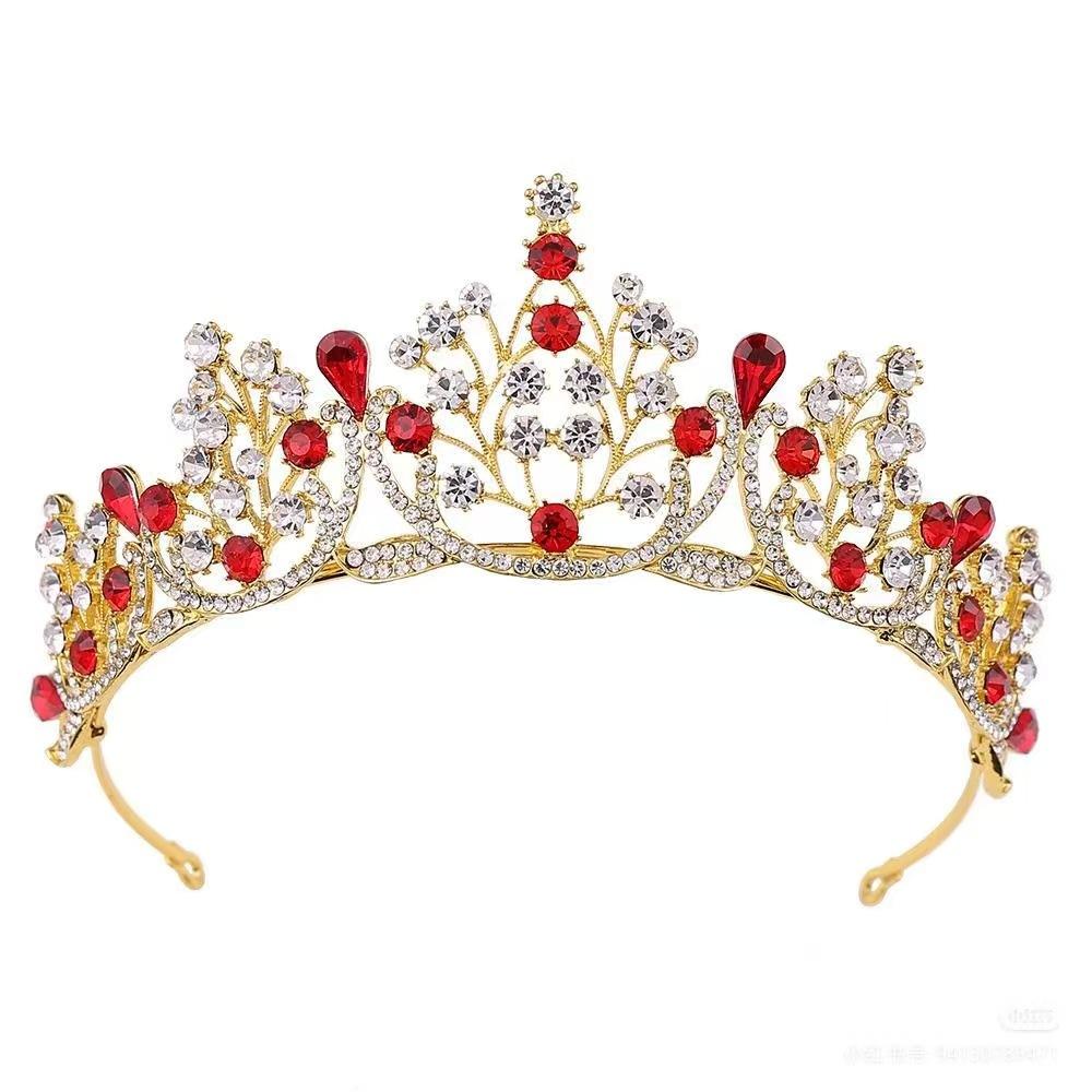 Bridal Crown Tiara Colored Diamond Coming of Age Ceremony Princess Bestie Gift Birthday Rhinestone Crown