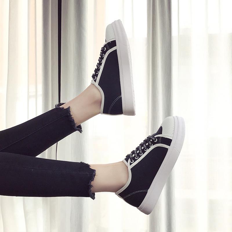 Canvas Shoes Women Spring Korean Plaid Students Casual Shoes Slip-On Hot Sale Canvas Shoes Women Spring Korean Plaid Students Casual Shoes Slip-On Hot Sale
