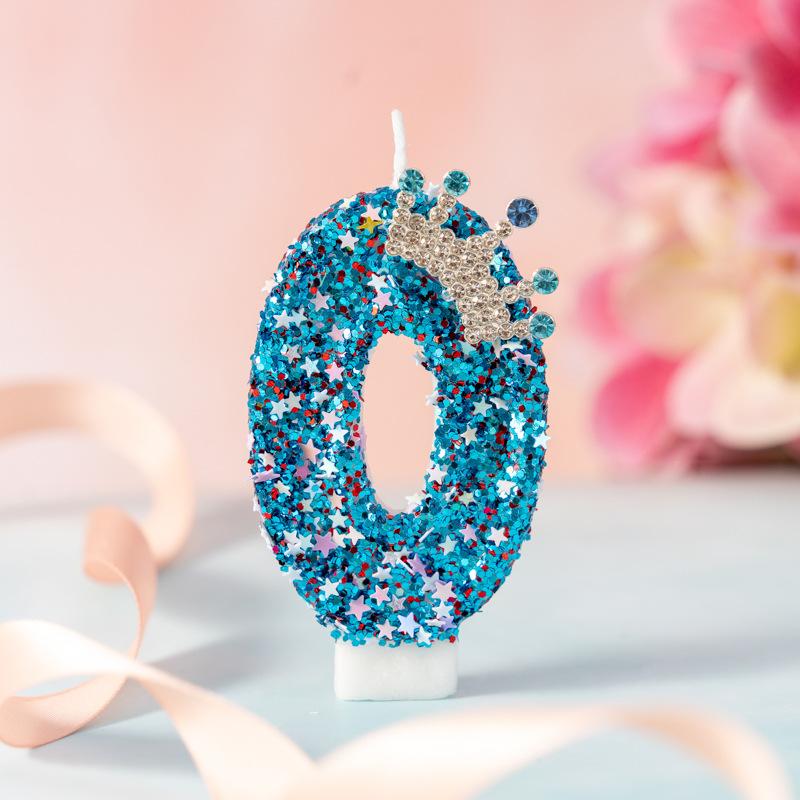 

Креативные Новые Цифры Короны Свечи для Торта на День Рождения Вечеринка Праздник Украшения для Торта 0