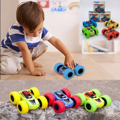 Pull Back Cars Toys Truck Double-Sided Inertance Friction Powered Vehicles Gift