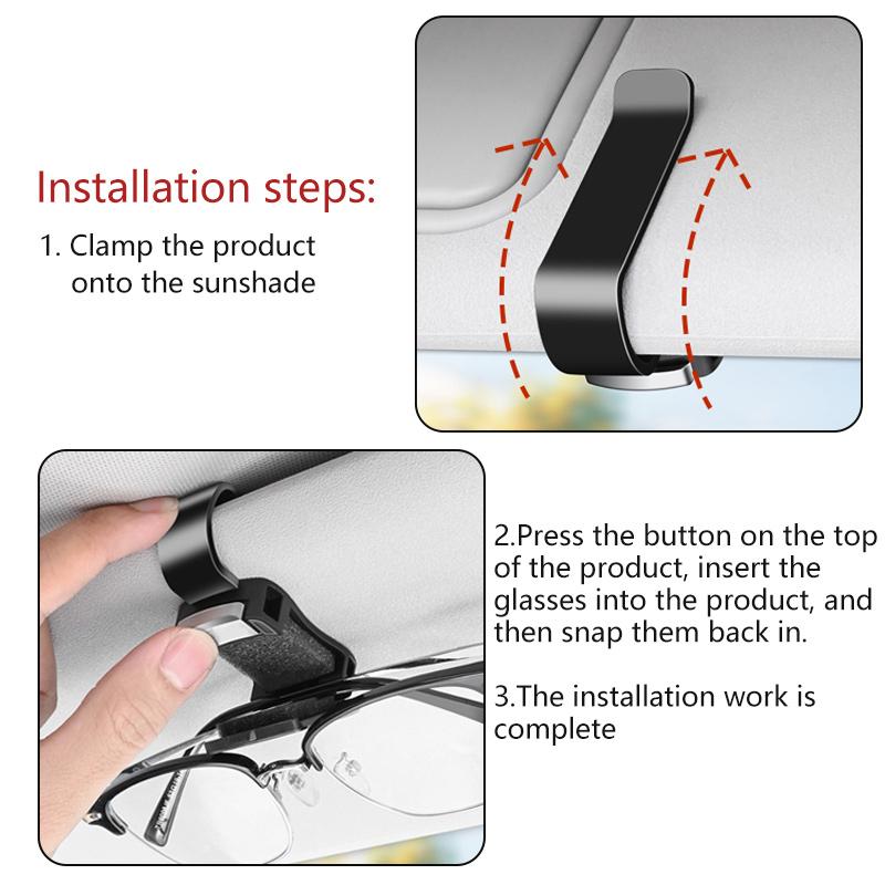 Car Sun Visor Mount Glasses Clip Storage Holder Eyeglasses Case For BMW E36 E39 E87 E60 E46 E53 E90 F10 F20 F25 F30 X3 X5
