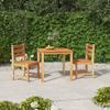 Day and Night - Day and Night Garden Dining Set 3 Pieces Solid Teak Wood