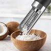 Electric Coconut Grater Machine Handheld Spatula Peeler Shredder with Stainless Steel Rotating Blade Easy One-Button Operation Kitchen Tool