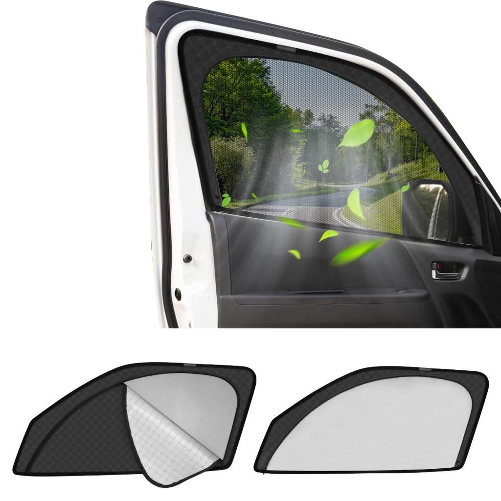 "Domestic Sales" SUNVIC Hiace 200 Series New Model Car Sunshade Mesh Curtain 2-in-1 Integrated Hiace Standard Insect Net Curtain Jimny Sierra Car Camp