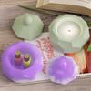 Candlestick Silicone Mold Storage Box Candle Holder Mould DIY Epoxy Resin Gypsum Plaster Storage Tank Silicone Mold Home Decor