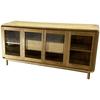 Buffet - HOME ESPRIT - Modèle S3058162 - Verre - Teck - 180x50x90 Cm