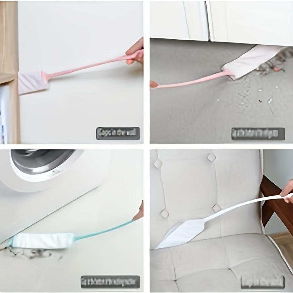 1pc Multi-Purpose Long Handle Gap Cleaning Brush, Non-Woven Fabric Dust Remover for Living Room, Bedroom, Bathroom, Toilet, Kitchen