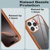 2 IN 1 Splicing Leather Texture Clear Acrylic Case For iPhone 16 15 14 Plus   11 Pro Max Metal Lens Protect Shockproof Cover