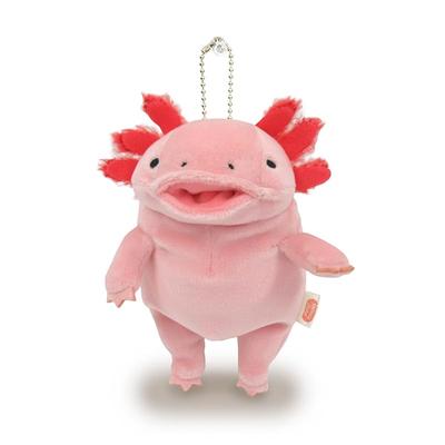 Shinada Global Mochi Series Mochi Upa Pink (mini) 7 X 5 X 14cm Plush Axolotl Animal MOUP-0088P