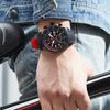 Multifunctional Air Watch Waterproof Quartz Watch Sports Glow-in-the-dark Silicone Band Men's Watch