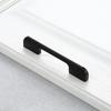 Aluminum Alloy Black Door Cabinet Handle Pull