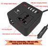 Car Sticker Tesla 1 AC Sockets DC 12V to AC 220V Converter Outlets Car Inverter 4 USB Ports 300W Power Adapter For Tesla Model Y