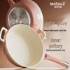 Maibaile 28cm Peptide Crystal Glazed Non-stick Wok