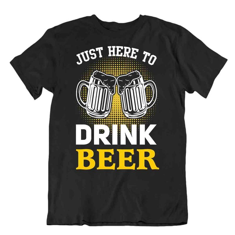 Drink Beer T Shirt Novelty Gift Tee Oktoberfest Beer Shirt Drinking Joke Comic
