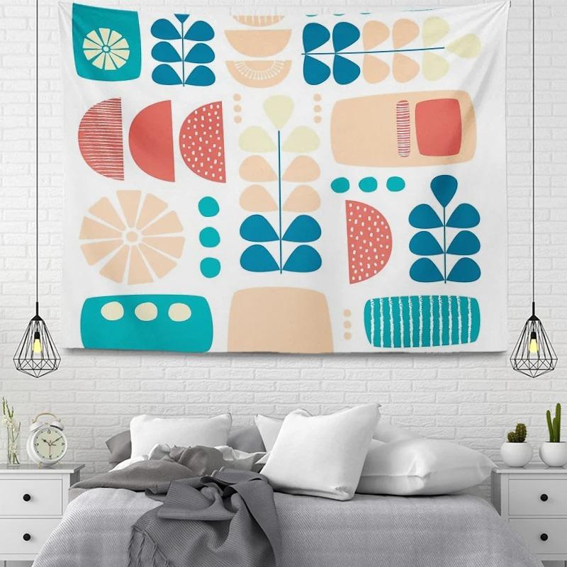 Office Living Room Tapestry Simple Geometric Decorative Hanging Cloth Home Wall Decoration Tapestry