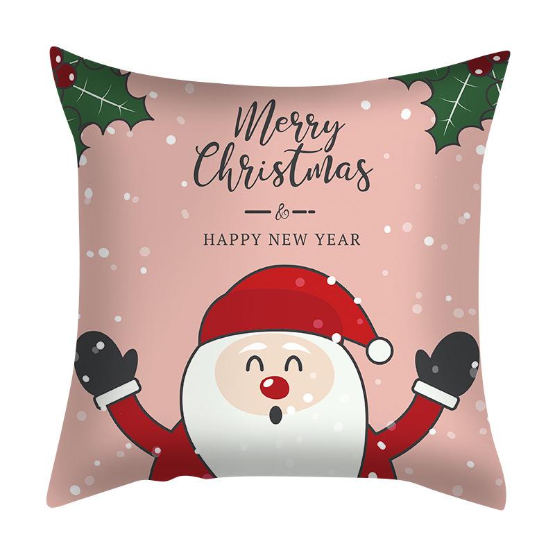 Cartoon Pillowcases Christmas Nordic Cross-border Special for Living Room Bedroom Cushion Cushions
