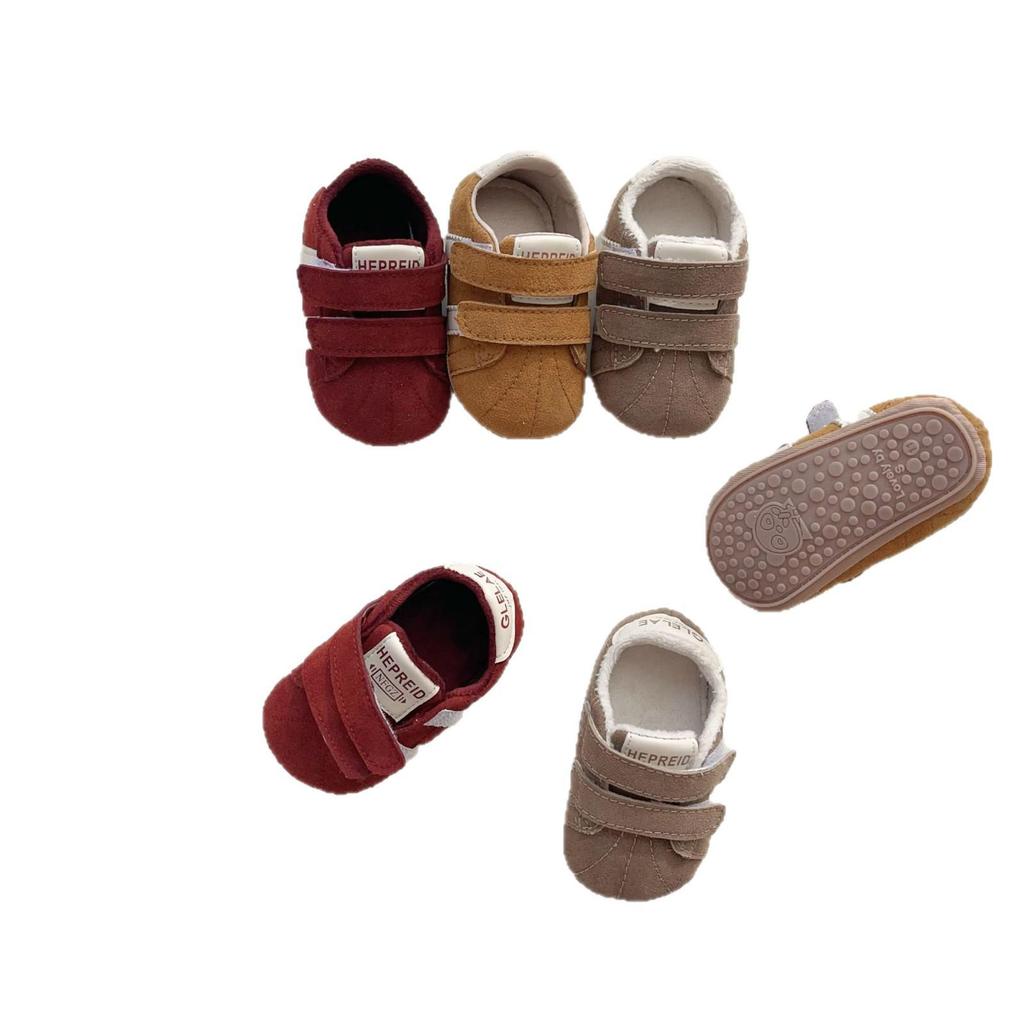 2025 Winter Kinder Weiche Sohle Deutsche Trainings-Gehschuhe - Mit Samt, Warm für Jungen & Mädchen