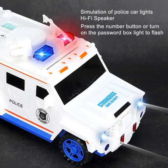 Skarbonka Samochód Zarządzanie Finansami Stylowy Plastikowy Hummer Policyjny Bank na Pieniądze