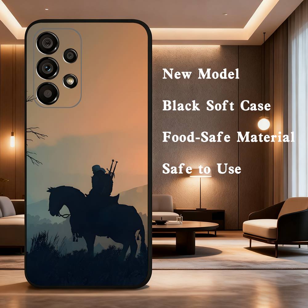 

Nihang Singh Sikh Warrior Phone Case For Samsung Galaxy A73,31,32,72,41,53,52,71,22,5G,Note,J7,8,9 Soft Black Cover SamsungA32 4G