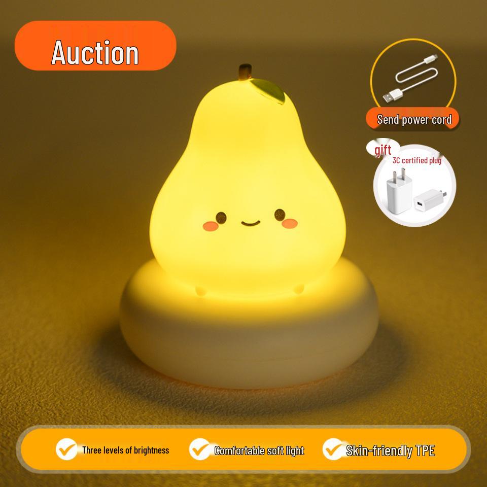 Rechargeable Eye-Friendly Night Light for Kids & Postpartum Mothers - Touch-Control Desk Lamp