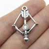 20pcs Arrow Charms Tibetan Bronze Silver Color Pendants Antique Jewelry Making DIY Handmade Craft