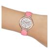 Casio CASIOSHEEN Series Three-hand Three-eye Roman Scale Swarovski Crystal Embellishment Waterproof Quartz Movement Leather Strap SHE-3034BGL-7A