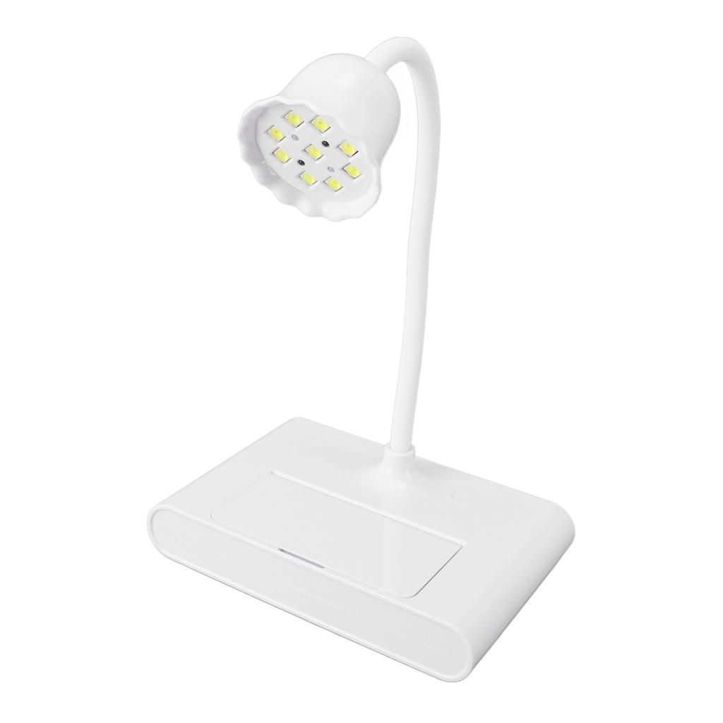 UV LED Nail Lamp with Mirror 20W 360 Deg Adjustable Angle Professional Long Lifespan for Manicure