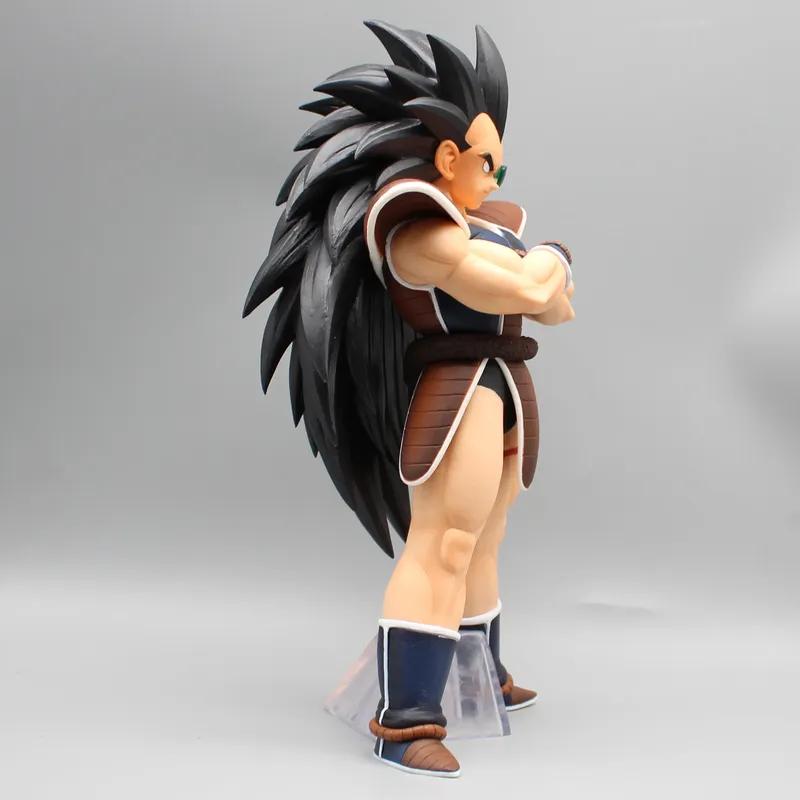 Dragon Ball Z Anime Figures Gk Raditz Super Saiyan Goku Brother Standing Combat Suit Desk Decoration Statue Ornament Toys Gifts