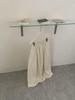 Pepper Patch Women's Elastic Waist Cotton Midi Skirt - Korean Style A-line for Spring/Summer