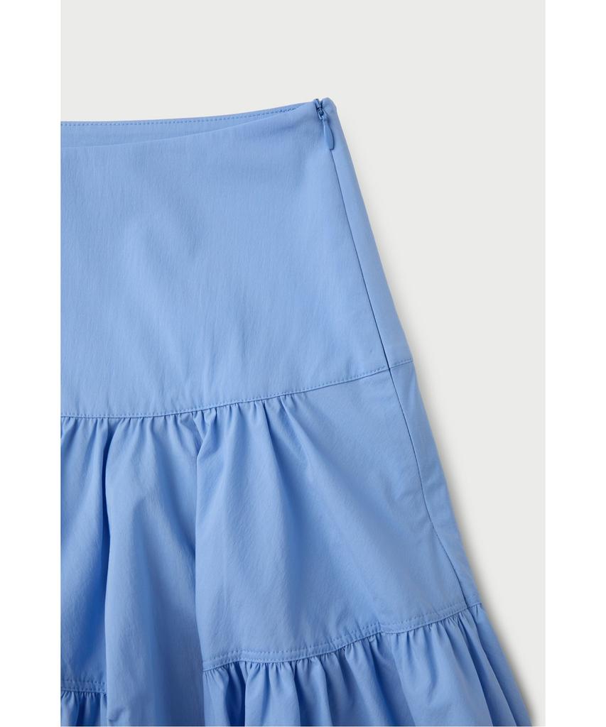 IROWOMEN Niciaspe Shirred Ruffle Skirt Iokam26103Bul