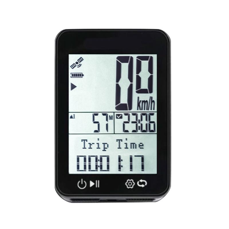 GPS Wireless Bike Computer 9 Languages Waterproof With Backlight Bracket Cycling Speedometer Rate Stopwatch Bicycle Accessories