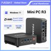FIREBAT Mini PC R3 AMD Ryzen 5 7430U/Ryzen 3 4300U 16GB RAM LPDDR4 SSD 512GB Mini Computador Triplo 4K WiFi 6 BT5.2 Micro PC para Home Office Negócios
