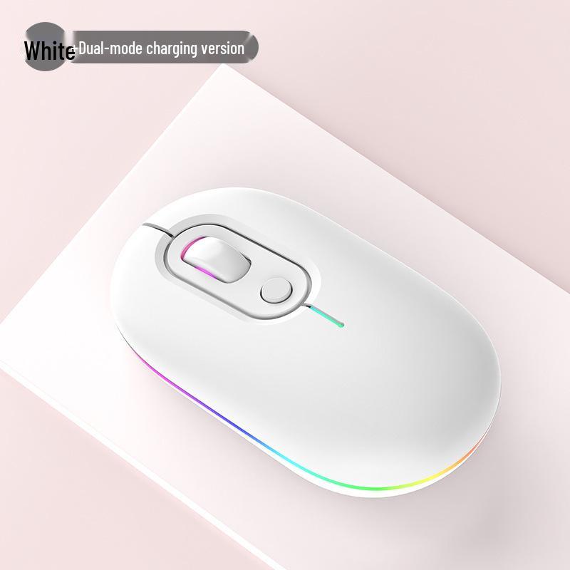 Macaron Color Wireless Bluetooth Dual Mode Silent Office Mouse