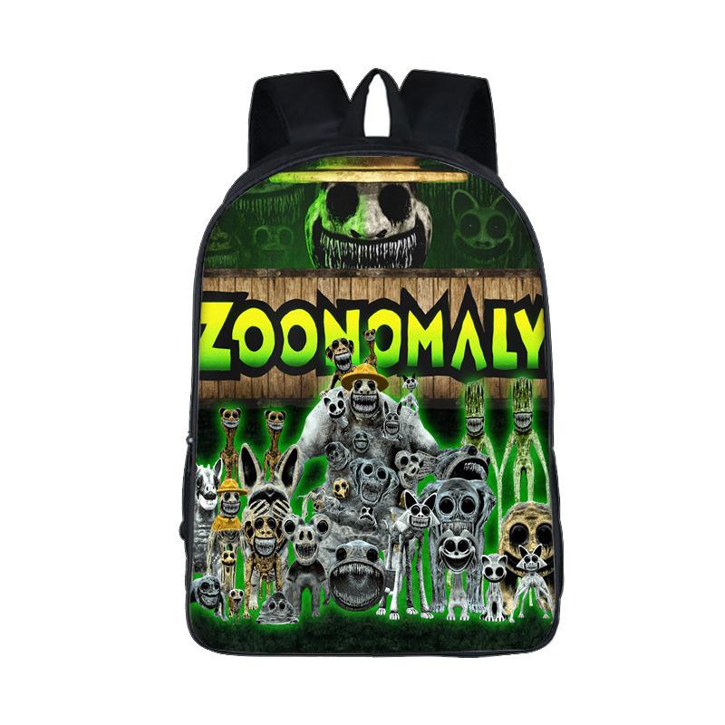 Hip Hop Populaire Nouveauté Zoonomaly Sacs à dos Cahiers Sacs d'école pour élèves Sacs à dos pour ordinateur portable 3D Imprimé Oxford Imperméable Garçons/Filles