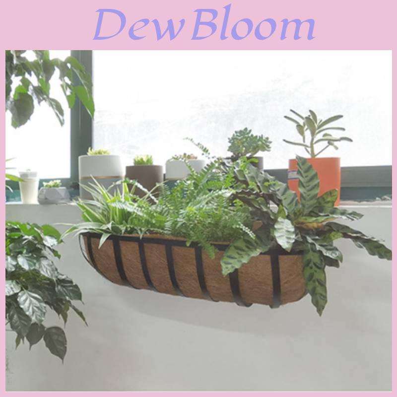 Modern Minimalist Plant Pot With Natural Coconut Coir Material For Home Gardening Decor