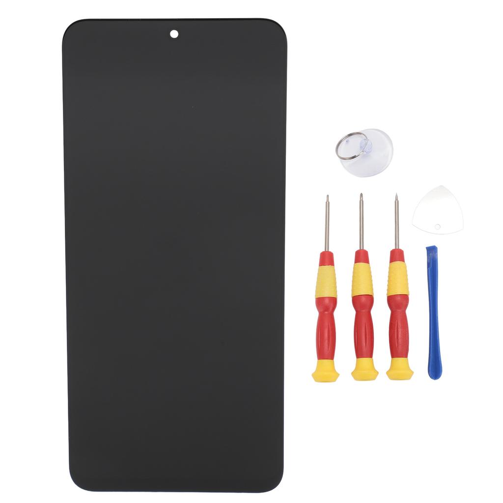 Mobile Phone Screen Assembly Kit with Tool Set Repair Replacement Accessories for Honor X8 Black