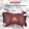 Ice Silk Lexus Car Seat Headrest Neck Pillow Accessories For Lexus F SPORT ES RX NX LS UX LM LX GX LC RZ IS CT GS RC HS SC LBX