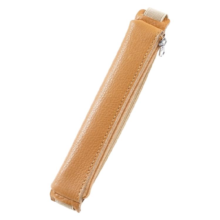 Leather Stylus Sleeve Portable Capacitive Pencil Case with Adjustable Elastic Band for Tablet Notebook Planner Folder