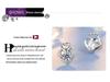 S925 Sterling Silver Korean Heart Stud Earrings with Zircon for Women