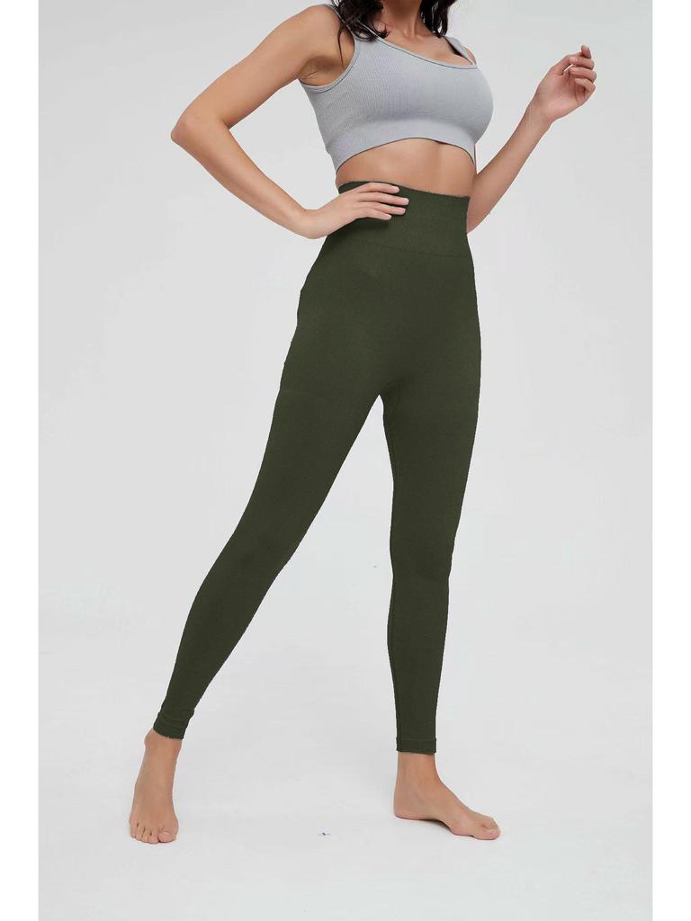 Pantaloni da yoga senza cuciture da donna - Sollevamento glutei, vestibilità aderente per corsa e fitness sportivo