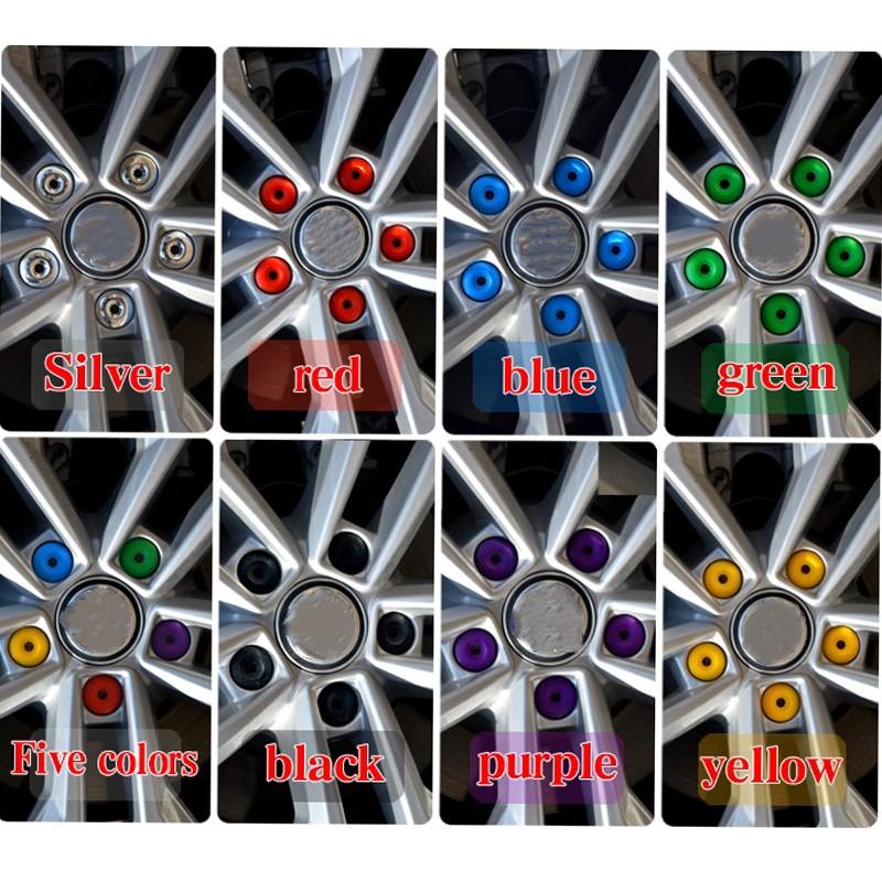 20 Stück Schwarze Auto Radkappen Radmutter Bolzen Abdeckungen Kappe 17mm Auto Reifen Schrauben für VW Golf MK4 Außenschutz Zubehör