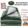 Multipurpose Protective Cover Sunscreen All Purpose Tarp Cover 6x10/10x13/13x16 Feet Heavy Duty Tarp Thick Poly Tarp Cover