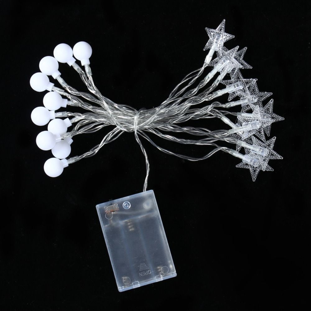 Flash Stars String Lights LED String Lights Christmas Tree Lamp Snowflake Light String  Camping