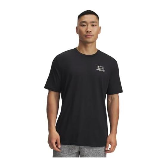 Under Armor Training T-Shirt UA Project Rock Blood Sweat Respect Short Sleeve T-Shirt Men s