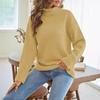2024 Hot-Selling European & American Women's Autumn/Winter High Collar Plush Sweater Pullover