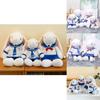 Adorable Blue Navy Bunny Plush Toy Doll Perfect For Birthdays And Cuddly Gifts
