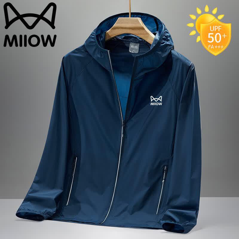 MiiOW Men s Ice Silk Sun Protection Hoodie 6XL