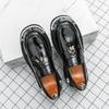 Fashion Fashion Leather Man Casual Shoes Leisure Walk Mens Loafers Moccasins Breathable Slip on Flats Comfy Driving Shoes Business Shoes