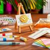 Foam Texture Painting Kit Puffy Foam Texture Painting Kit Bubble 3D Canvas Sponge Drawing Paper Craft Art Supplies for Boys Kids