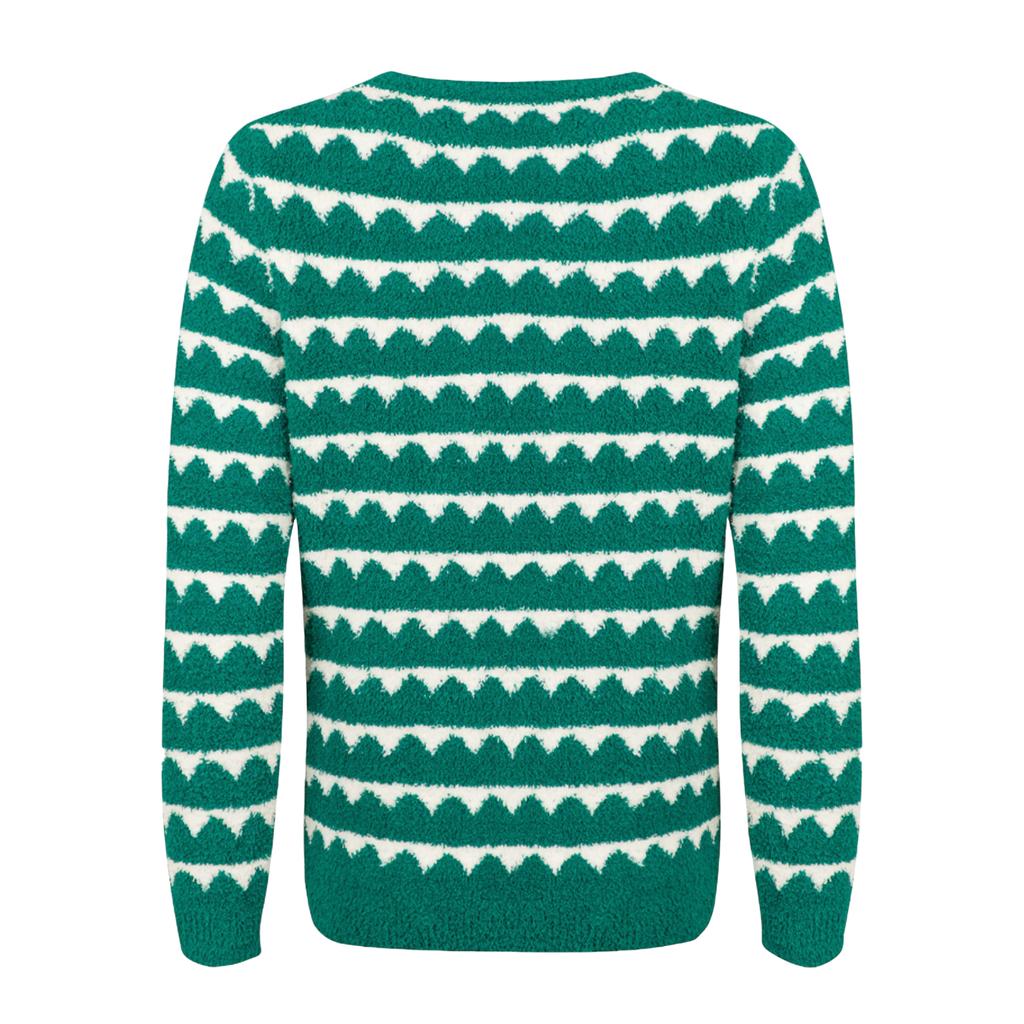 Weird Fish Dámská/Dámská pletená mikina se vzorem Tyla